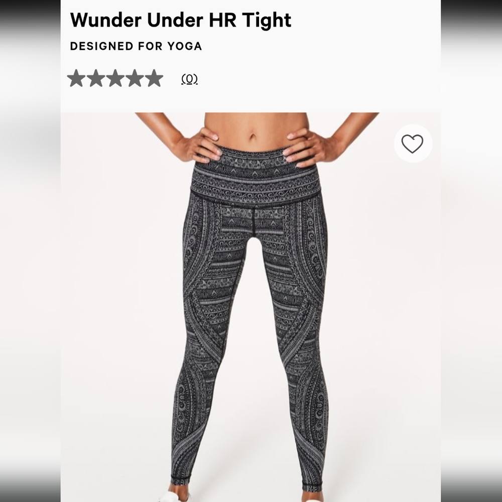 Wunder Under Lululemon Yoga Tights / Leggings